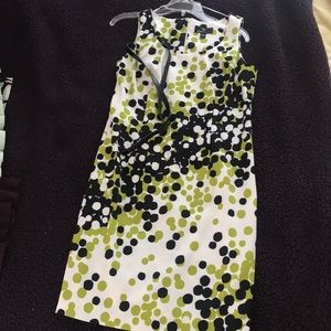 Very nice white black and lime dress